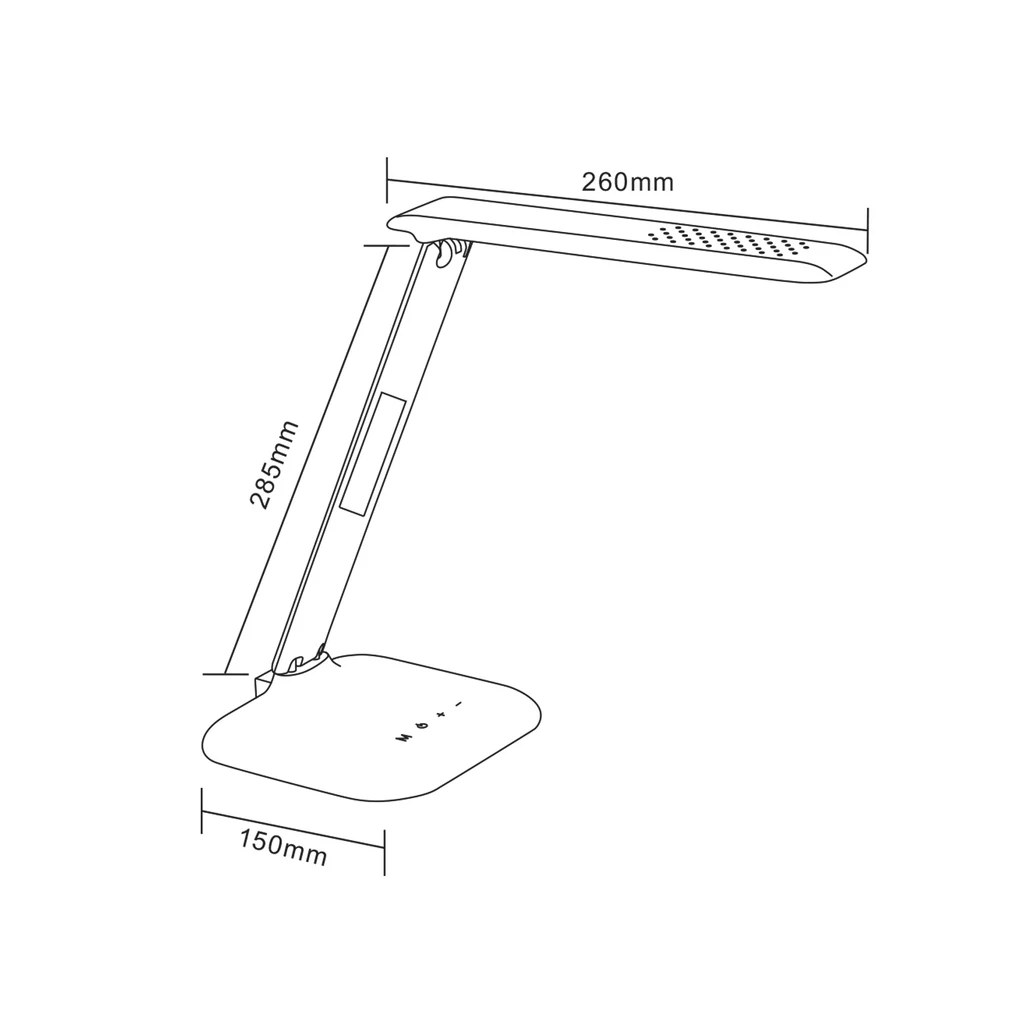 Lampa biurkowa LED H1408S-BCK czarna