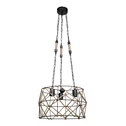 Lampa wisząca boho SIDELYA 45 cm