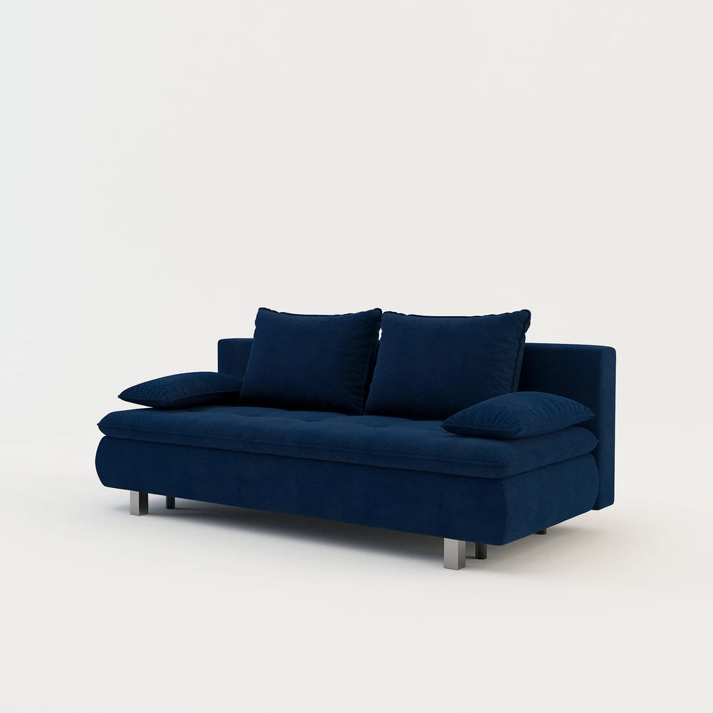 Sofa welurowa granatowa VERDE