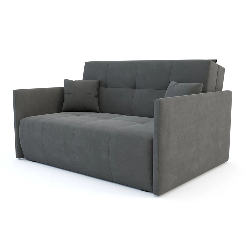 Mała sofa 144 cm grafit LEO III