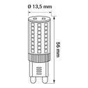 Żarówka LED G9 4,8W barwa ciepła ORO-G9-PETIT-4,8W-WW