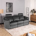 Sofa MILLOM 3-osobowa z funkcją relaks