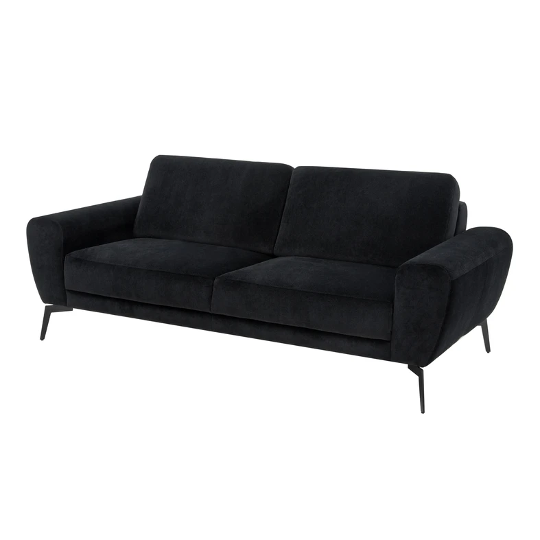 Sofa 3 osobowa czarna SPRING