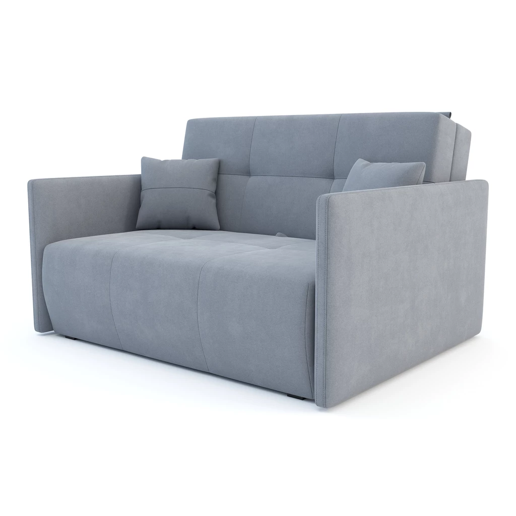 Mała sofa 126 cm szara LEO II