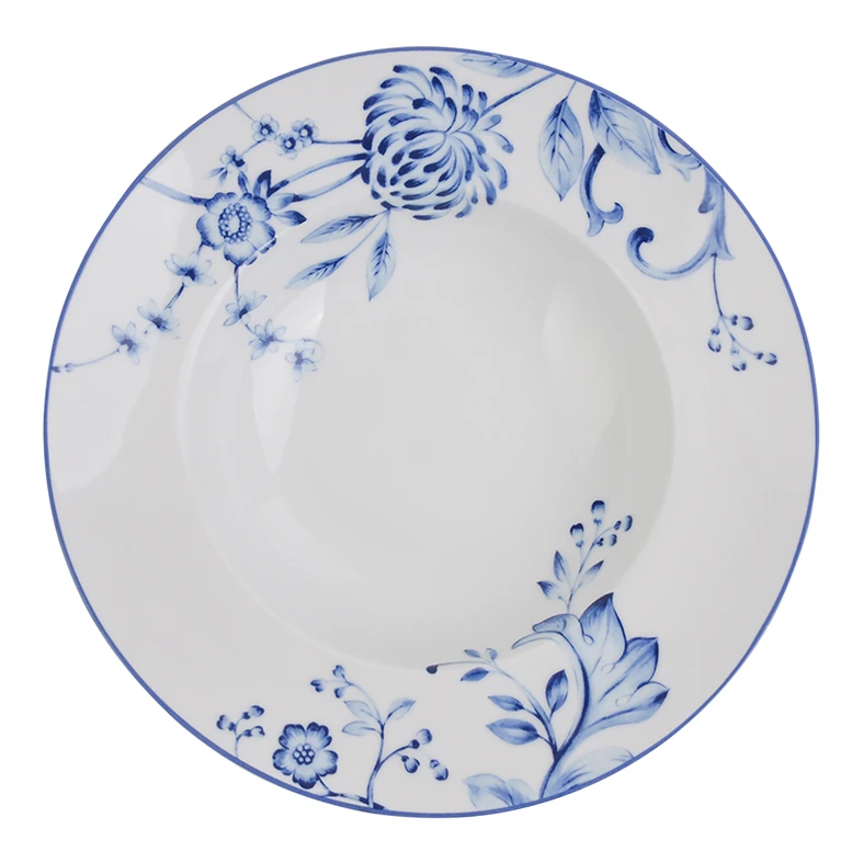 Talerz głęboki EVIA BLUE porcelana Bogucice 23,5 cm