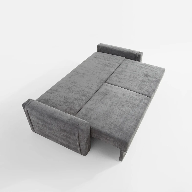 Sofa rozkładana szara ŁUKASZ