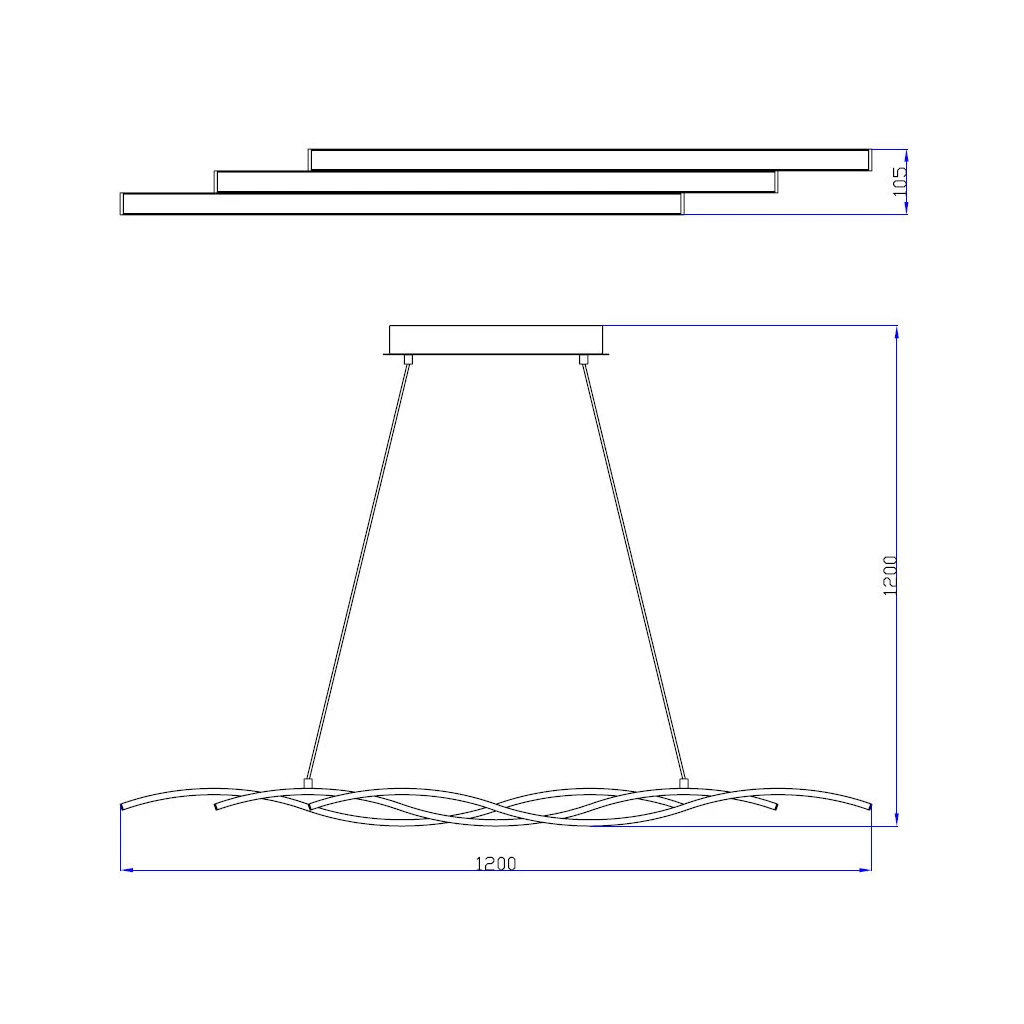 Lampa wisząca RESINA LED L170221-3