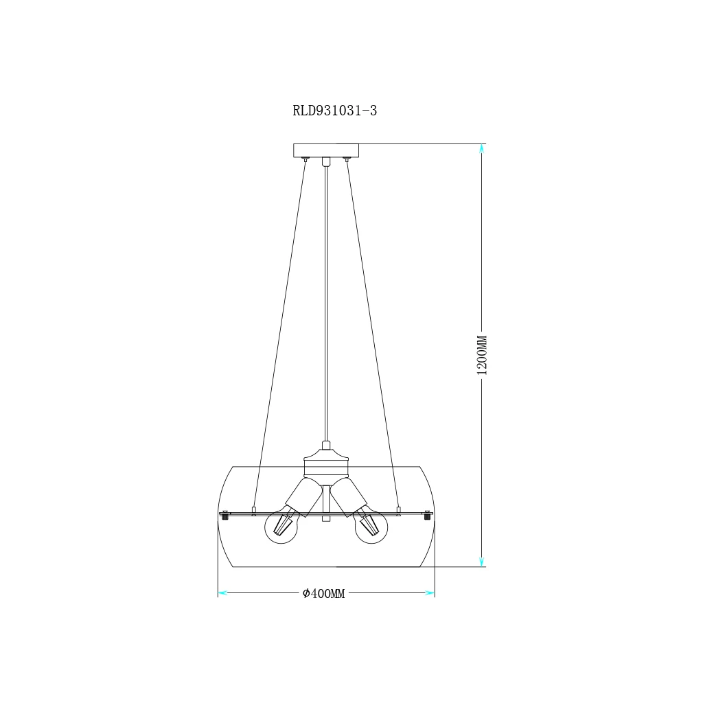 Lampa wisząca MERANO RLD931031-3