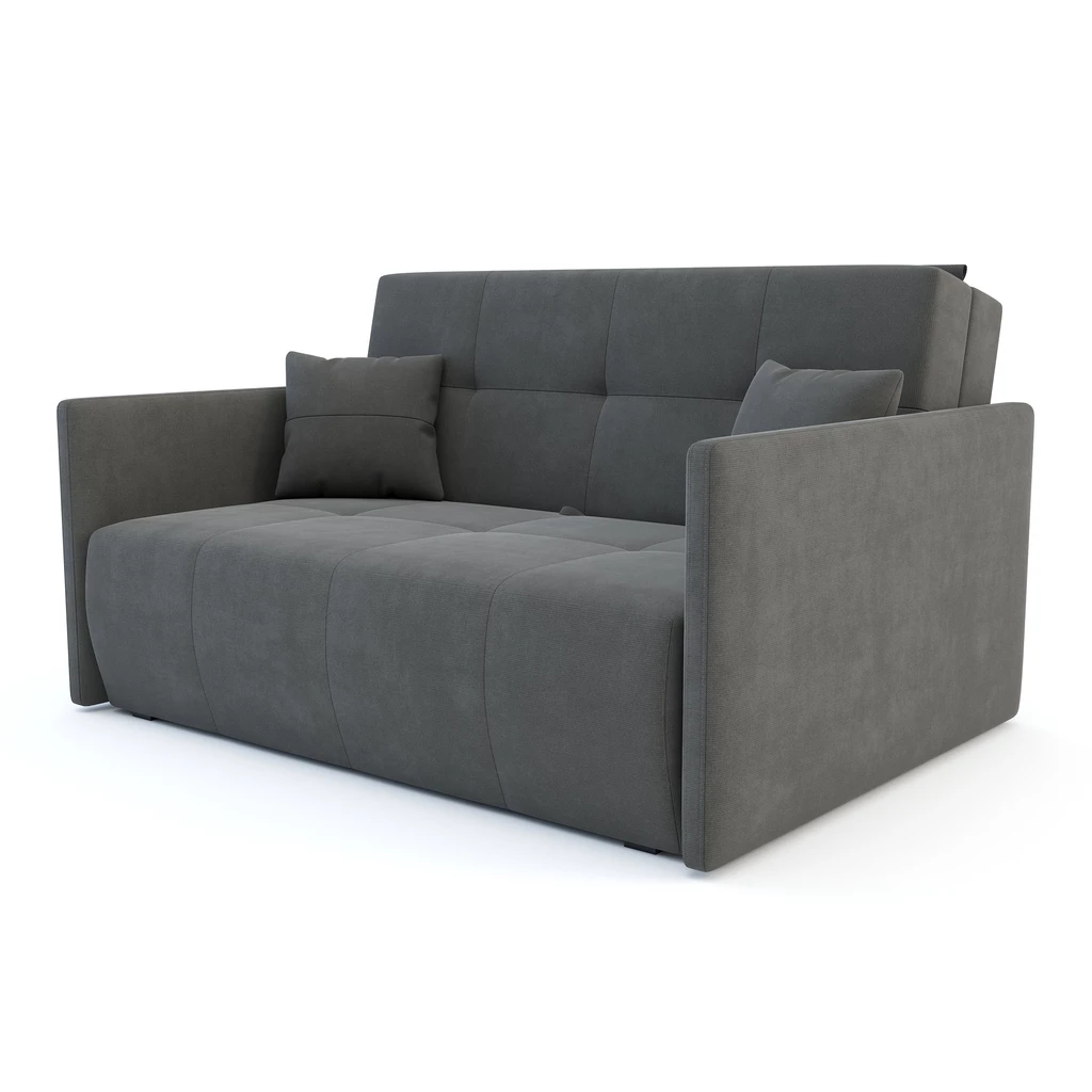 Mała sofa 144 cm grafit LEO III