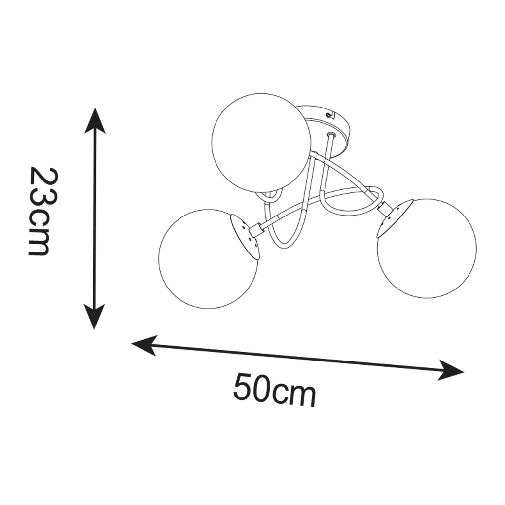 Lampa sufitowa LIXA CL20004-3