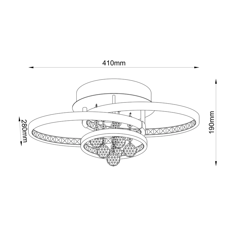 Lampa sufitowa CASTI LED 18143