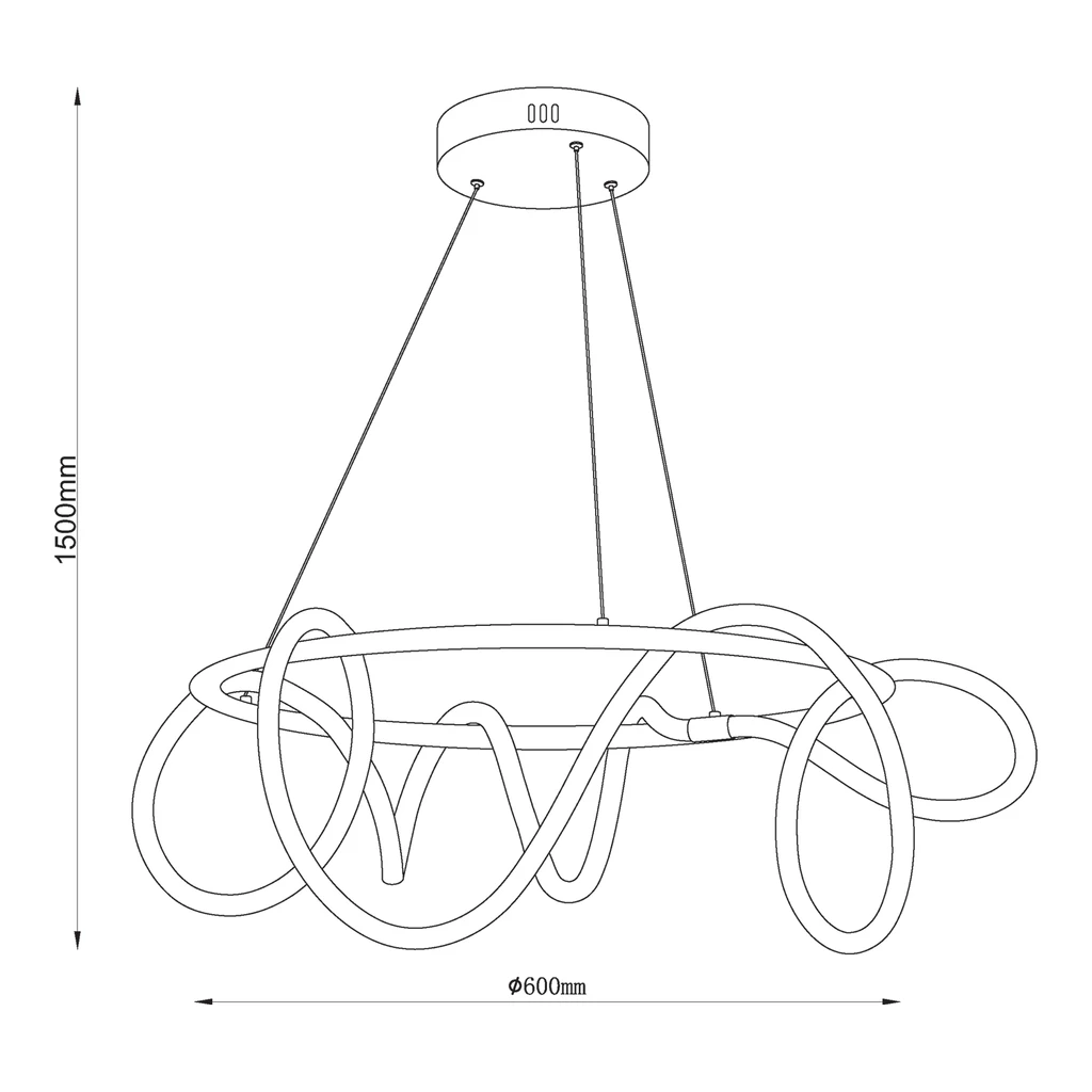 Design lampy BALBO pasuje do wnętrz opartych na nowoczesnej stylistyce i oszczędnej, minimalistycznej wymowie.