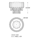 Lampa sufitowa GLADIUS C0535-05B-F4J7