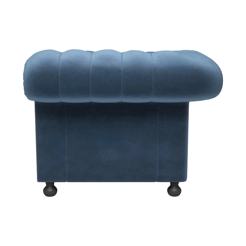 Sofa welurowa granatowa CHESTER