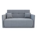 Mała sofa szara 144 cm LEO III