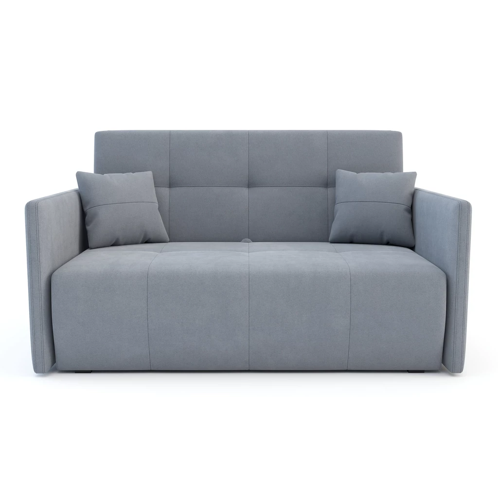 Mała sofa szara 144 cm LEO III