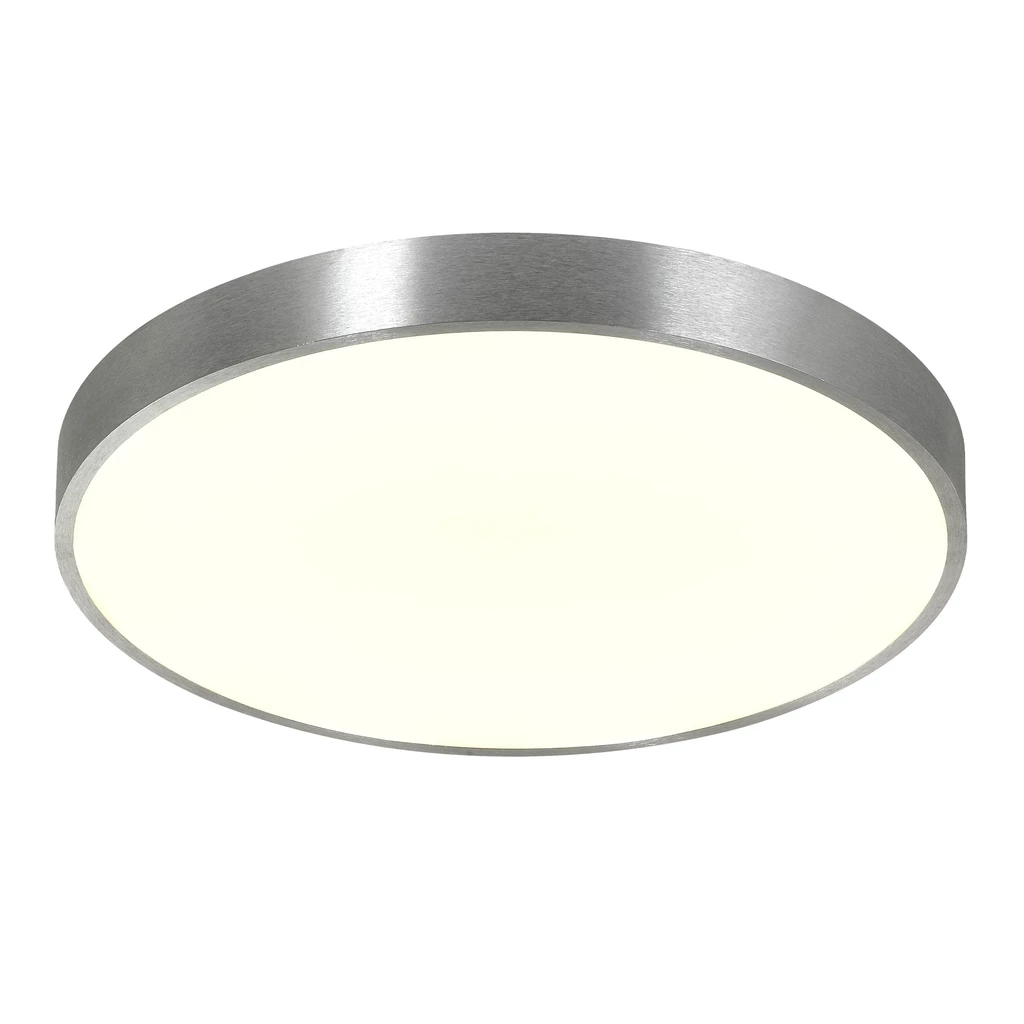 Plafon LED okrągły srebrny SIERRA 40 cm