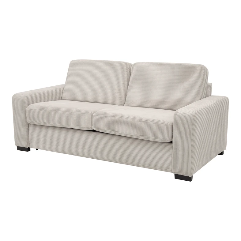 Sofa sztruksowa z materacem OMBRE