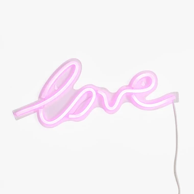 Lampa dekoracyjna LED NEON LOVE