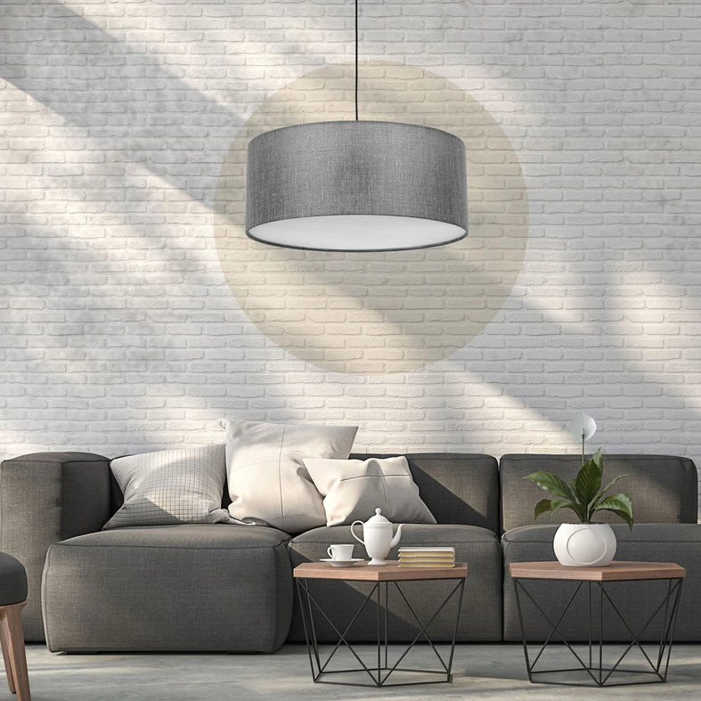 Lampa wisząca ciemnoszara EARTH 50 cm