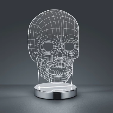 Lampa dekoracyjna LED czaszka SKULL