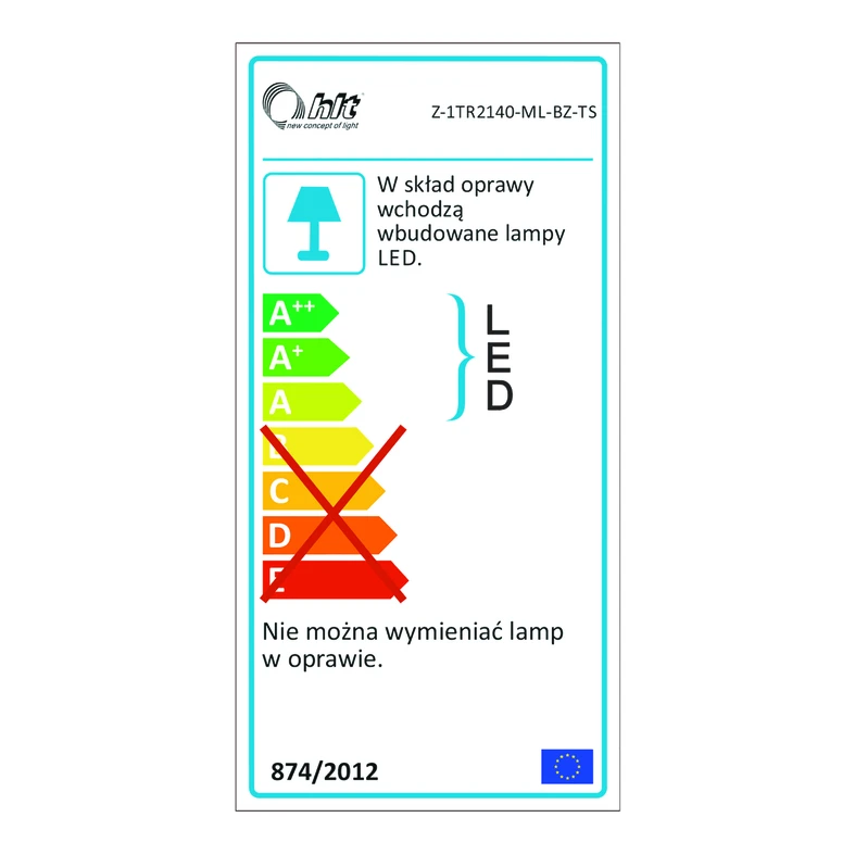 Oświetlenie pionowe LED LUMEN Q+TREND 214 cm, barwa zimna