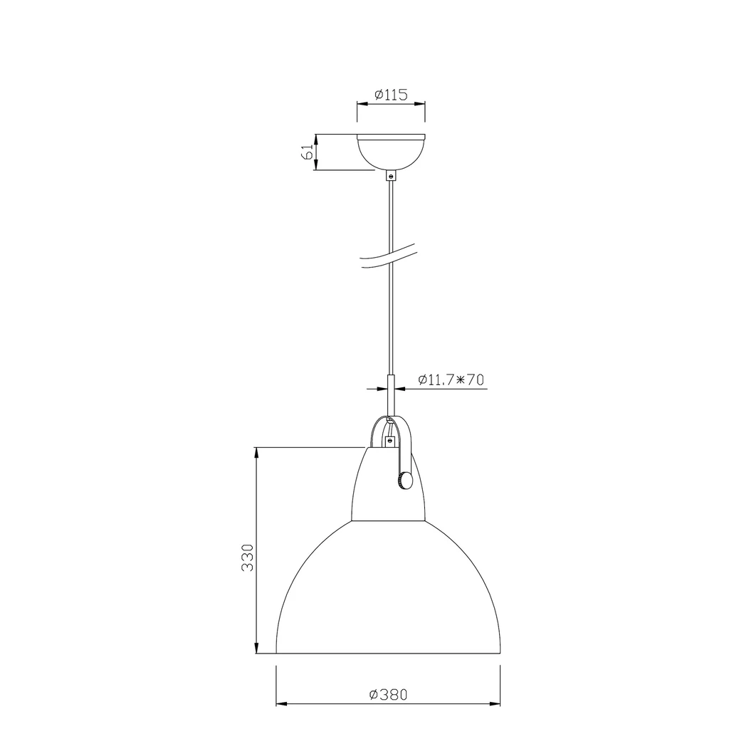 Lampa wisząca CANDE 1