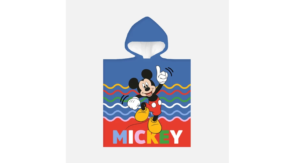 Poncho dla dziecka MICKEY MOUSE 55x110 cm