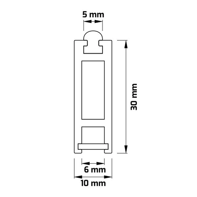 INFIT drążek do szafy ADBOX 72,2 cm