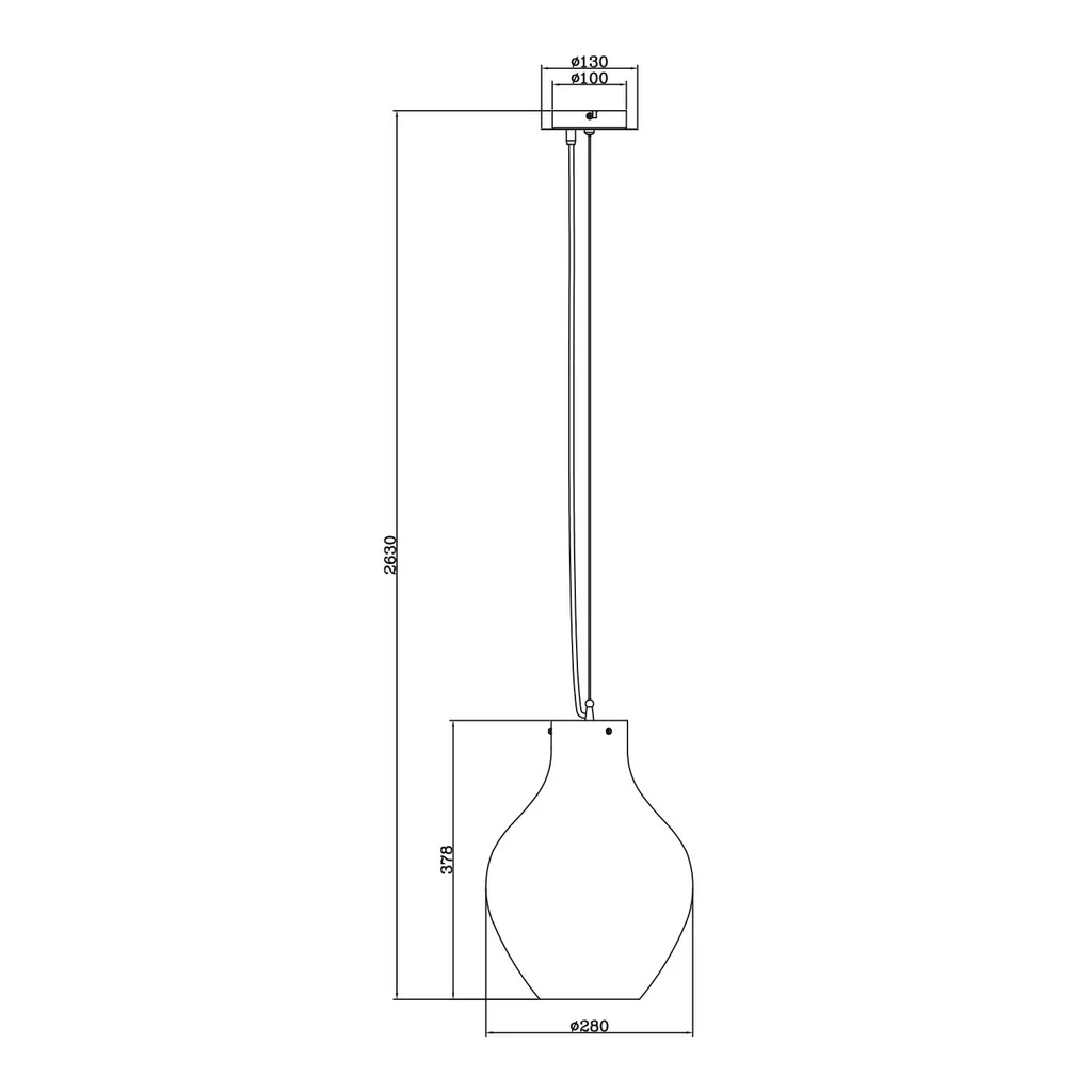 Lampa wisząca BRESSO P19066A-D28