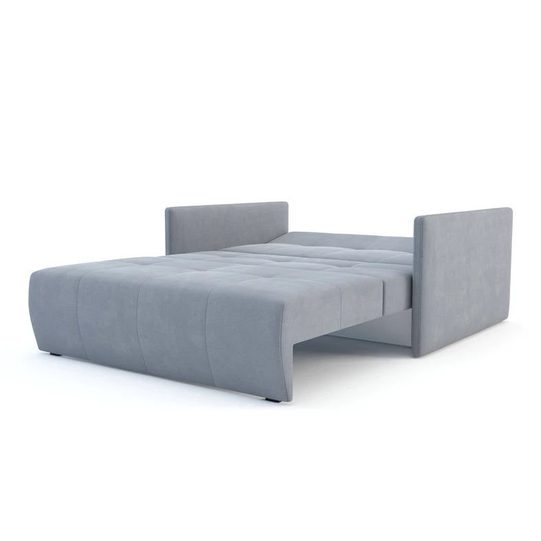 Mała sofa szara 144 cm LEO III