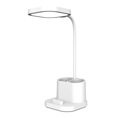 Lampa biurkowa z miejscem na długopisy LED USB PDL008