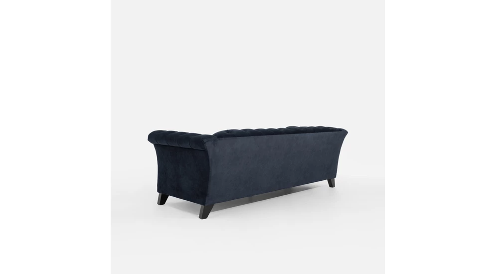 Sofa pikowana ciemny granat HEIZO