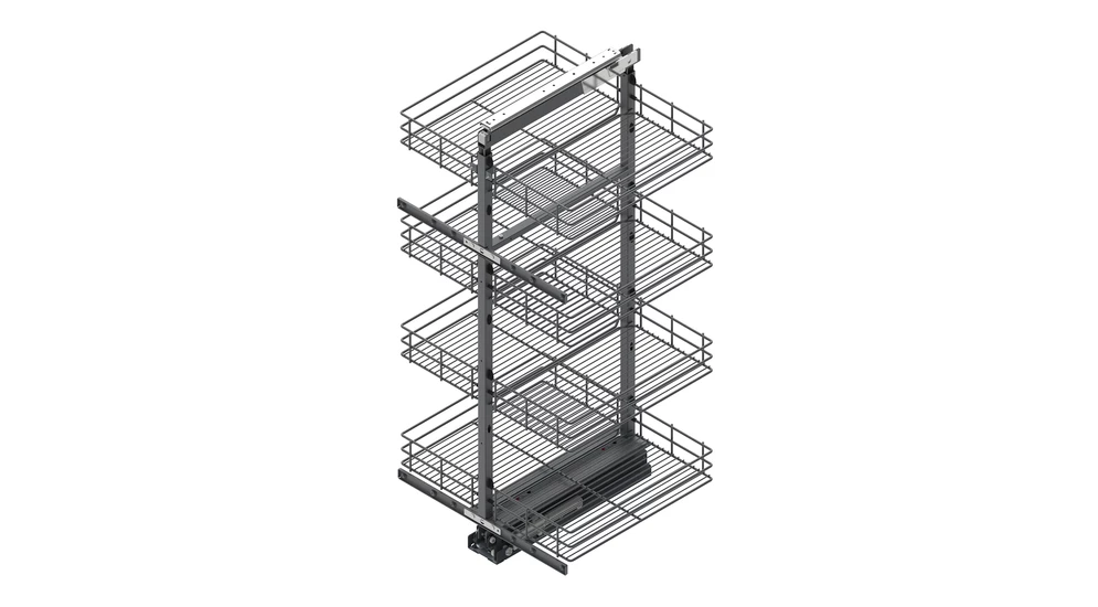 Cargo system do kuchni metal grafit 1200-1400 60/4 (120) INSIDE