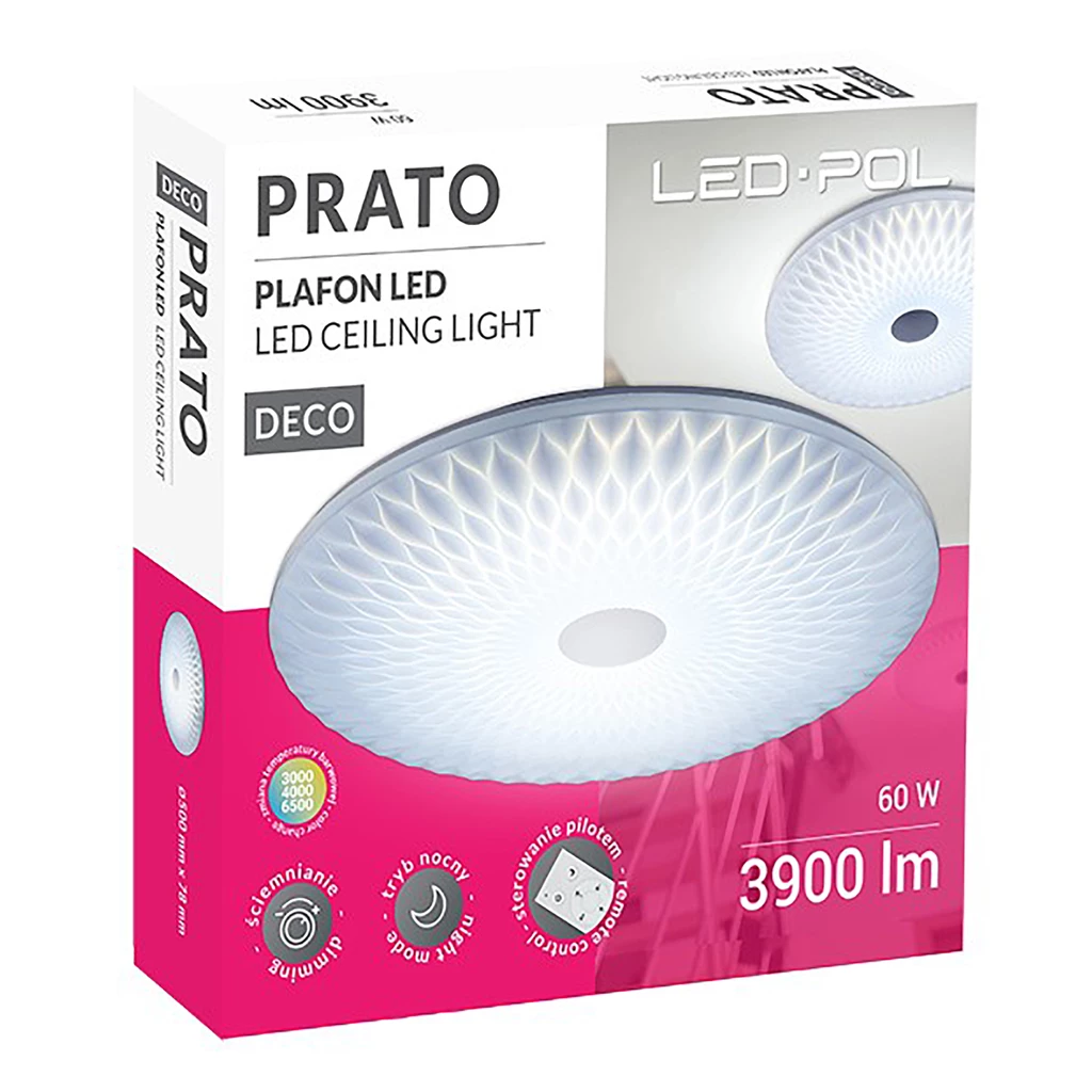 Plafon ORO-PRATO LED 60W-DIM