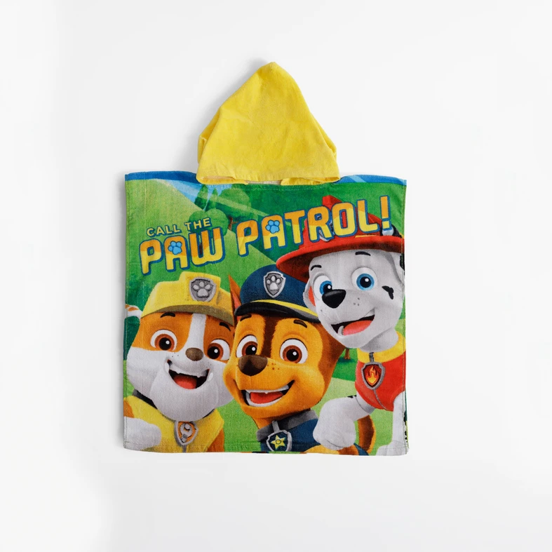 Poncho dla dziecka PAW PATROL 55x110 cm