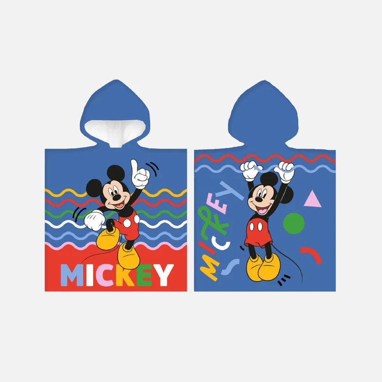 Poncho dla dziecka MICKEY MOUSE 55x110 cm