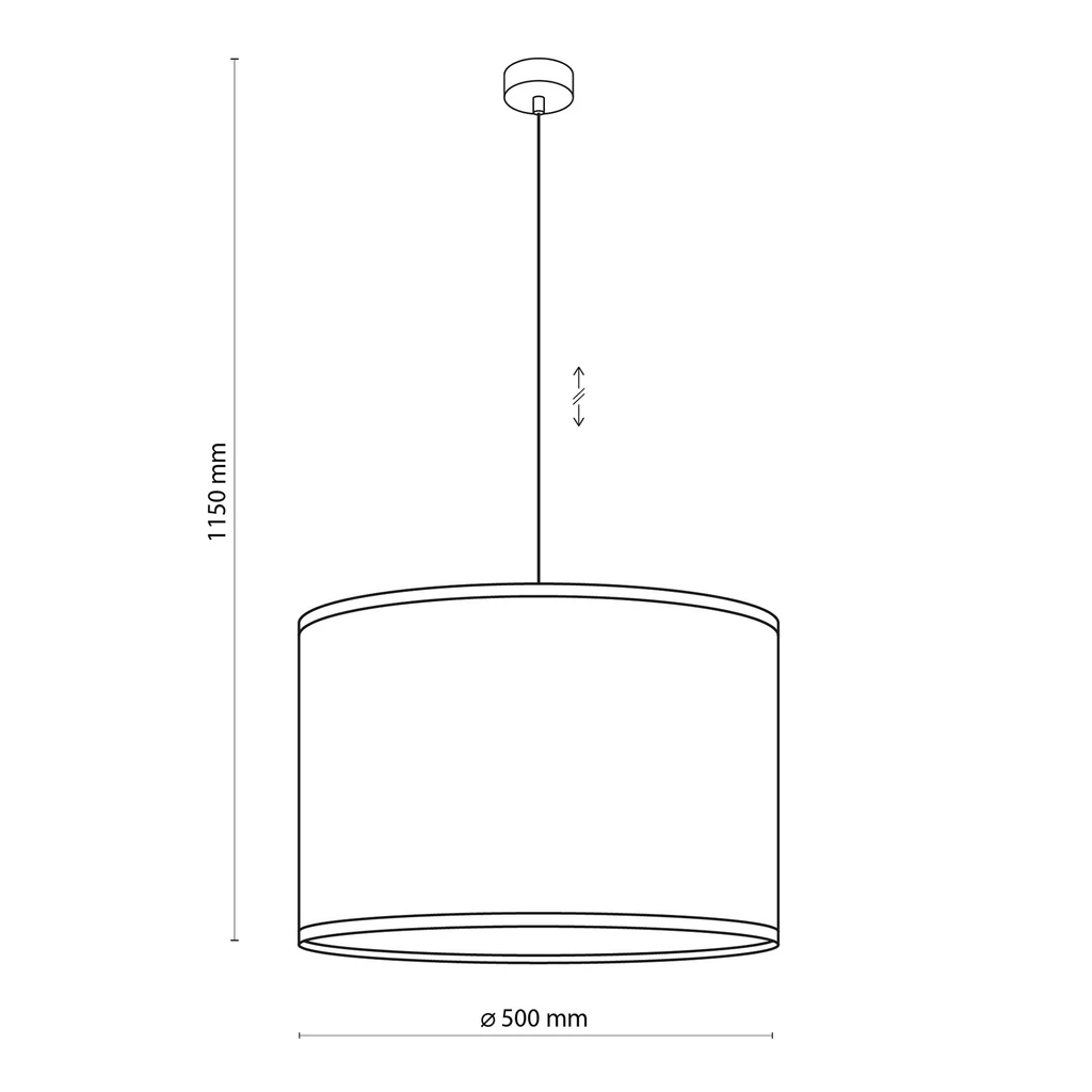 Lampa wisząca abażur rafia plecionka LIBERIA