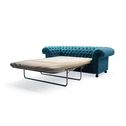 Sofa glamour niebieska CHESTER