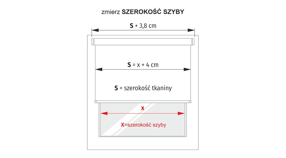 Roleta MINI MADRYT 57x160 cm