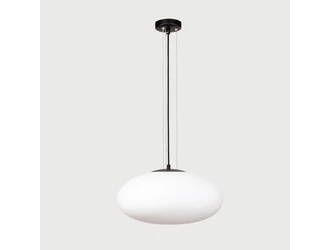 Lampa wisząca biało-czarna UFO 40 cm