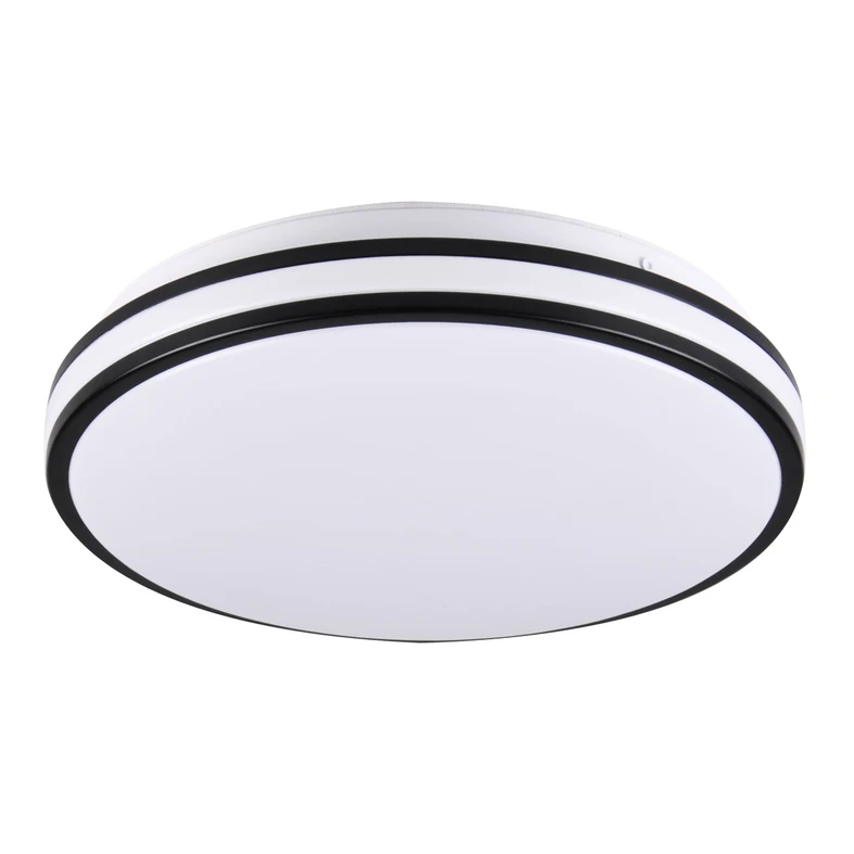 Plafon LED 15W biało-czarny ORBIT 28 cm