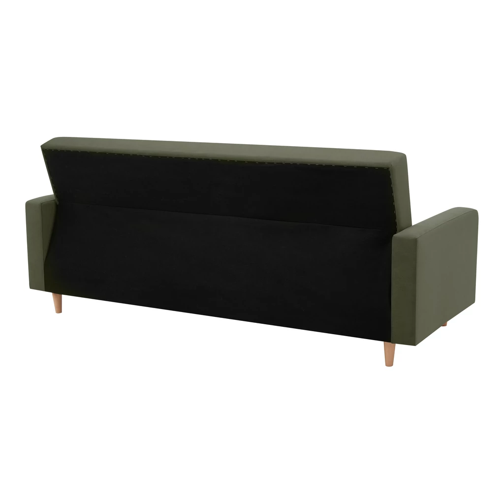 Sofa rozkładana oliwkowa LOBOC