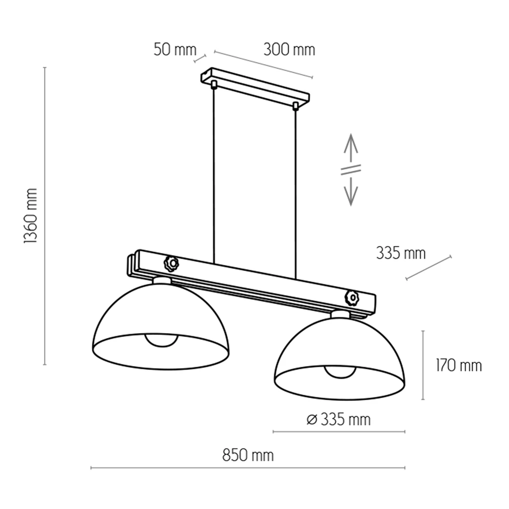 Lampa wisząca OSLO 1706