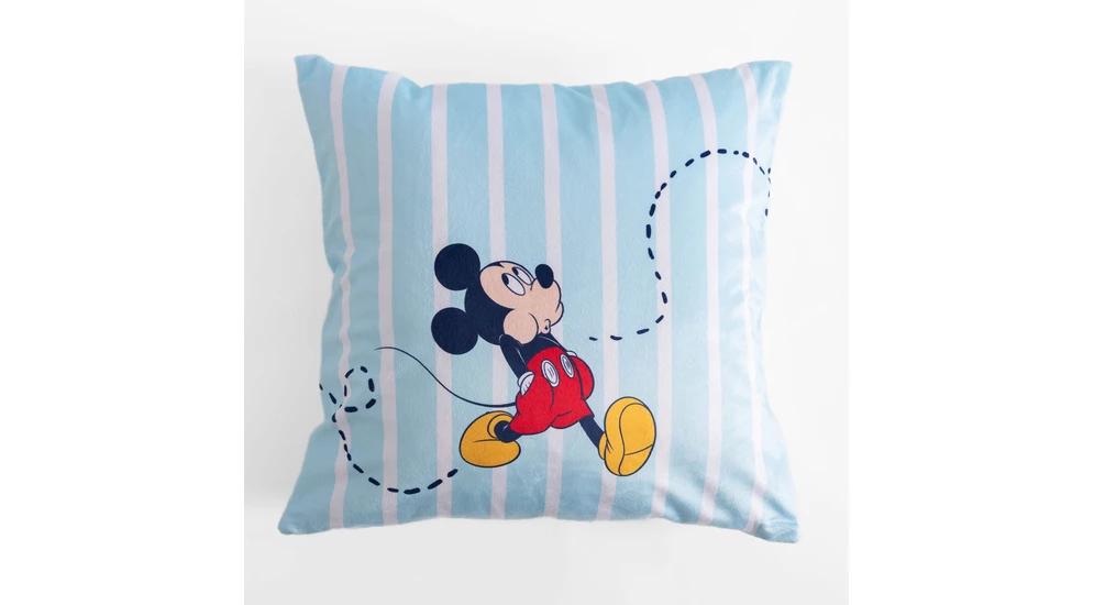 Poszewka welurowa niebieska MICKEY DISNEY 40x40 cm