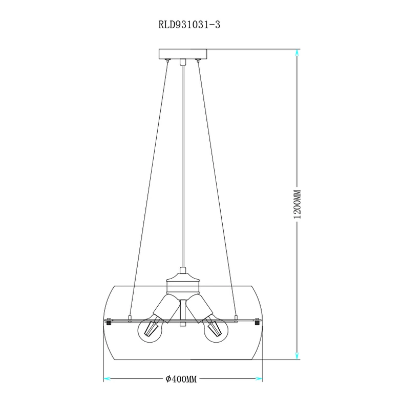 Lampa wisząca MERANO RLD931031-3