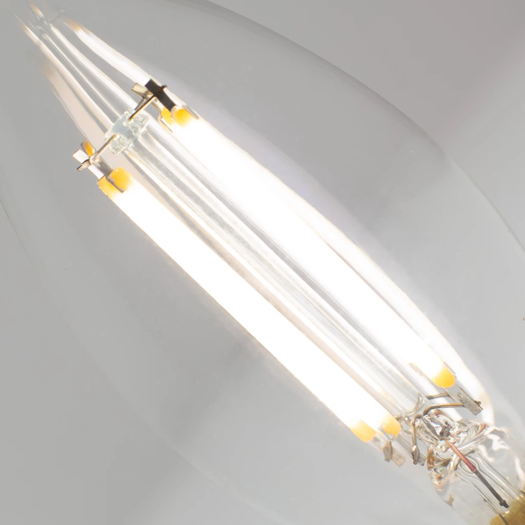 Żarówka ozdobna LED E14 4W barwa neutralna ORO-E14-C35-FL-CLARO-FLAMI-4W