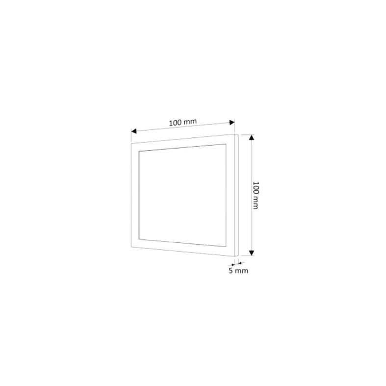 Oświetlenie LUMEN 3-punktowe QUADRO LED Z-3FOT-BI-BZ-TS, barwa zimna