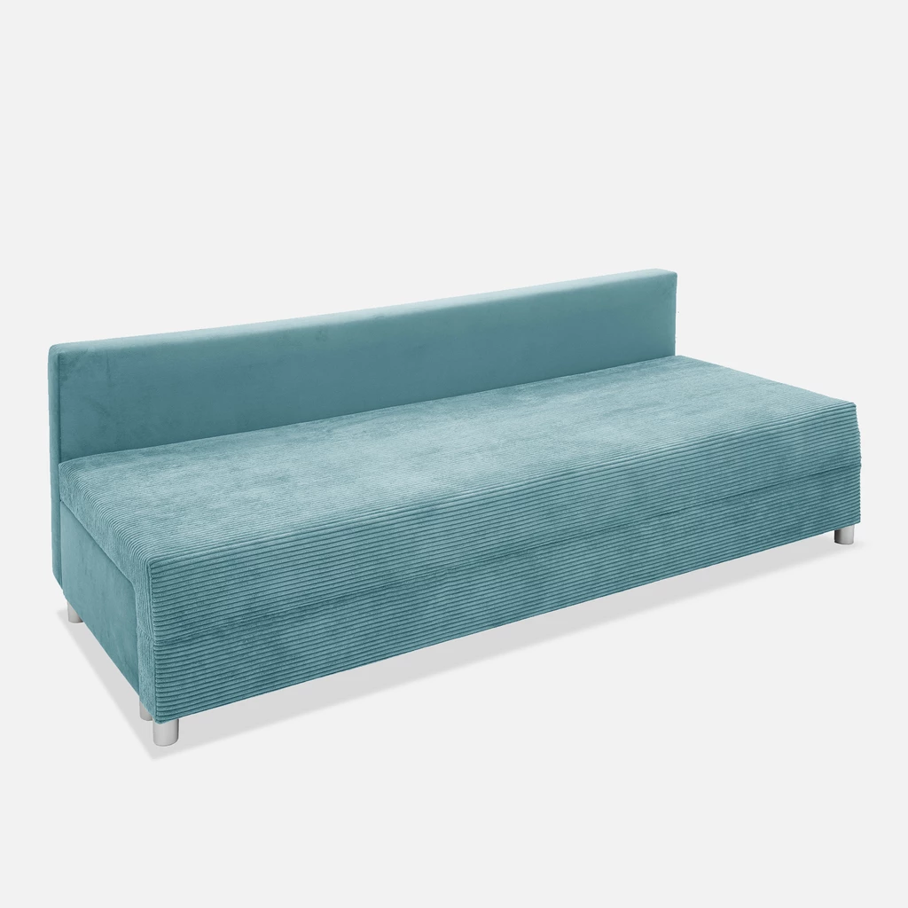 Sofa rozkładana turkusowa FIORE