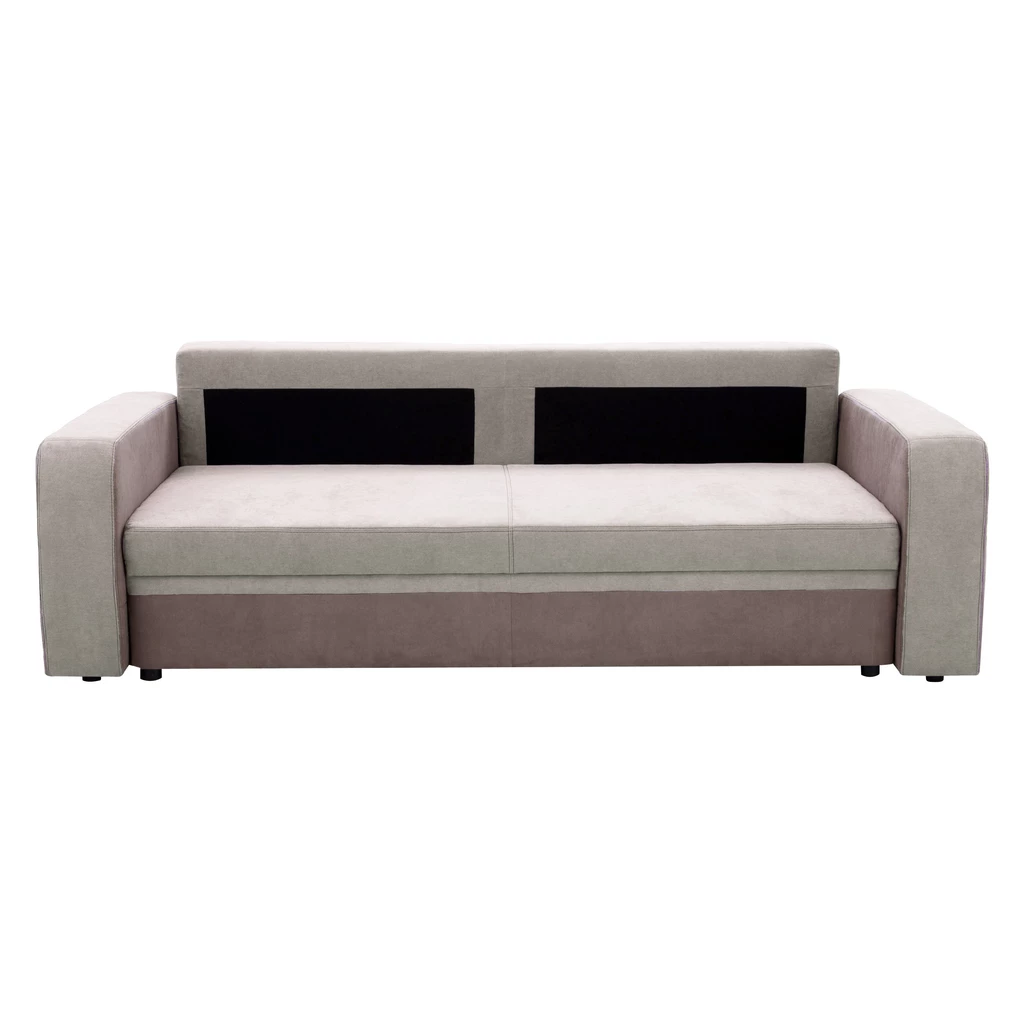 Sofa rozkładana taupe NESSI